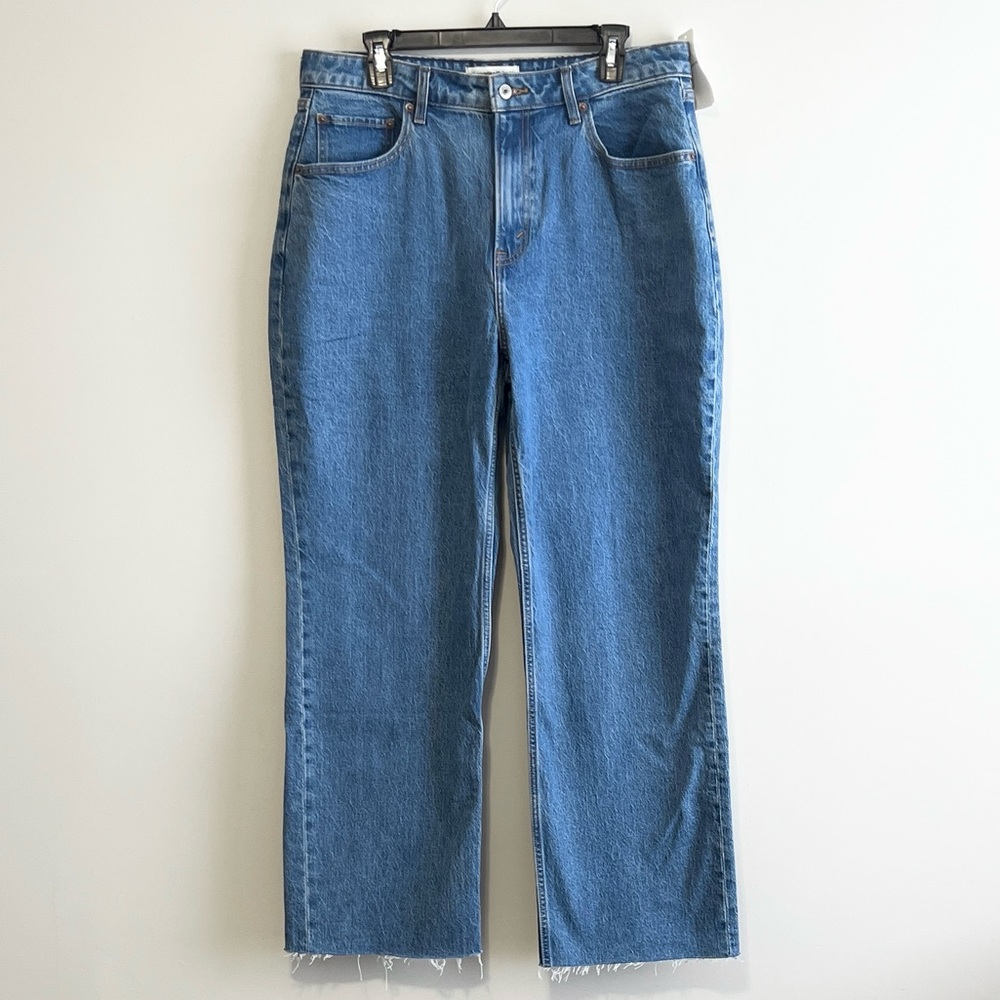NWT Abercrombie High Rise 90's Relaxed Jeans Curve Love